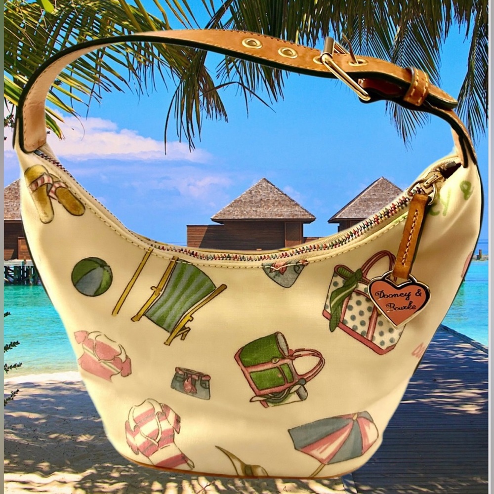 Dooney & Bourke Vintage Y2K Miami Beach Small Hobo